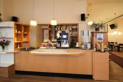 Lounge oder Bar in der Unterkunft Hotel Sachsenhof