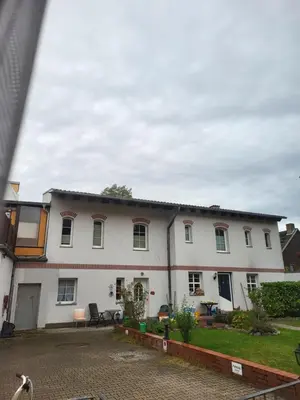 Das Gebäude in dem sich das Aparthotel befindet
