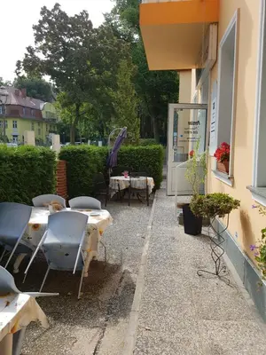 Das Gebäude in dem sich das Aparthotel befindet