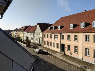 Das Gebäude in dem sich die Ferienwohnung befindet