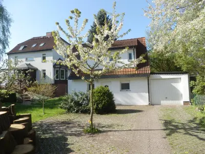 Ein Garten an der Unterkunft Bramkamp Pension