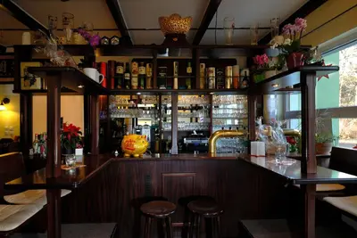 Getränke in der Unterkunft Waldrestaurant & Hotel