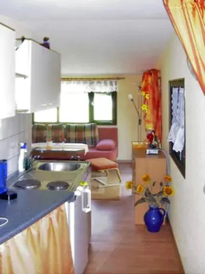 TV/Unterhaltungsangebot in der Unterkunft Bungalow am Strandbad