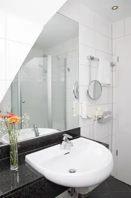 Ein Badezimmer in der Unterkunft Apart Hotel Haveltreff