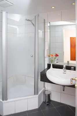 Ein Badezimmer in der Unterkunft Apart Hotel Haveltreff