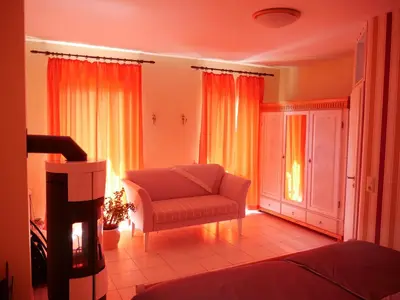 Ein Bett oder Betten in einem Zimmer der Unterkunft Ferienzimmer Weltenbummler,Rheinsberg