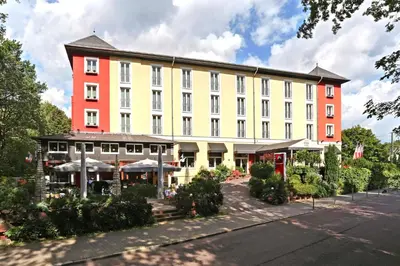 Das Gebäude in dem sich das Hotel befindet