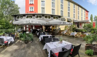 Das Gebäude in dem sich das Hotel befindet