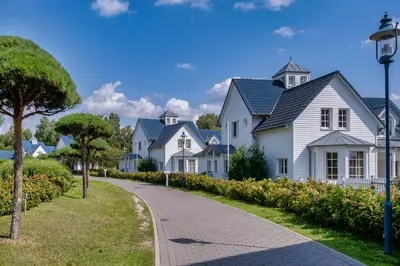 Das Gebäude in dem sich das Aparthotel befindet