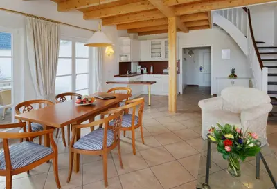 Küche/Küchenzeile in der Unterkunft Sunday Resort Schwielowsee - Apartment