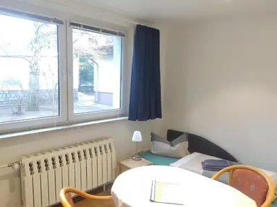 Ein Sitzbereich in der Unterkunft FeWo in Köpenick
