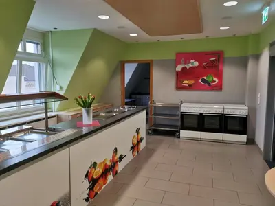 Küche/Küchenzeile in der Unterkunft Hotel Kaiserhof