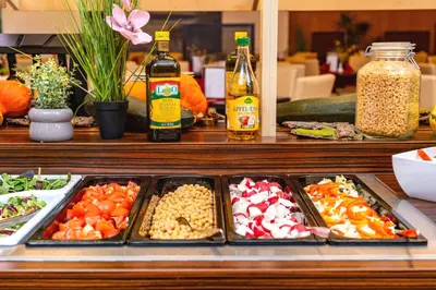 Essen im Hotel oder in der Nähe