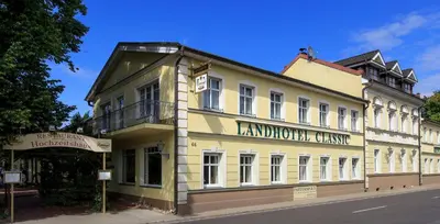 Das Gebäude in dem sich die Pension befindet