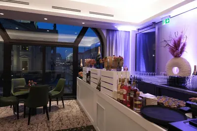 Getränke in der Unterkunft Hilton Berlin