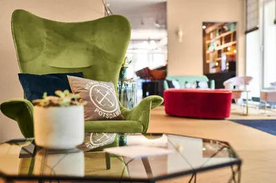 Ein Sitzbereich in der Unterkunft MAXX Hotel Sanssouci Potsdam