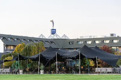 Das Gebäude in dem sich das Hotel befindet