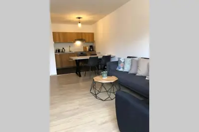Küche/Küchenzeile in der Unterkunft Dock 2 apartment