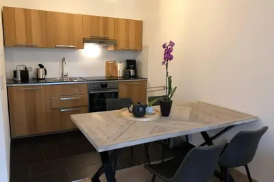 Küche/Küchenzeile in der Unterkunft Dock 2 apartment