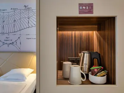 Kaffee-/Teezubehör in der Unterkunft Mercure Hotel Berlin City