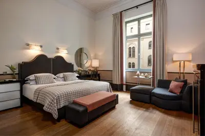 Ein Bett oder Betten in einem Zimmer der Unterkunft Hotel De Rome Berlin