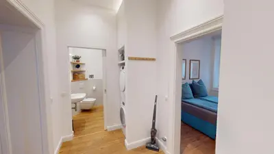 Ein Badezimmer in der Unterkunft Myhappyplace two in the middle of Berlin