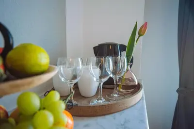 Getränke in der Unterkunft Apartmenthaus Kaiser Friedrich