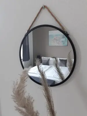 Ein Bett oder Betten in einem Zimmer der Unterkunft Apartmenthaus Kaiser Friedrich
