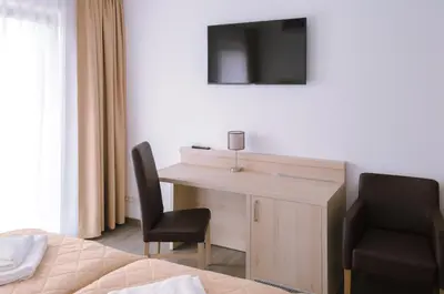 TV/Unterhaltungsangebot in der Unterkunft Glindower Alpen Pension