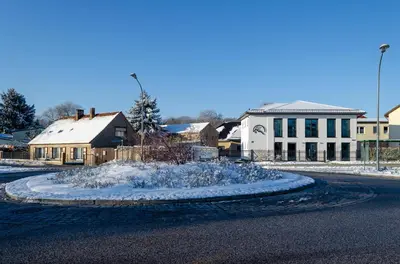 Glindower Alpen Pension im Winter