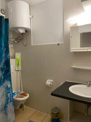 Ein Badezimmer in der Unterkunft BOARDINGHOUSE ORANIENBURG