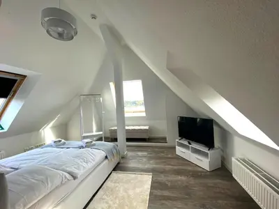 TV/Unterhaltungsangebot in der Unterkunft PRIMA Inn Ferienwohnungen Sonnenufer am Ruppiner See