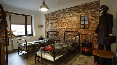 Ein Bett oder Betten in einem Zimmer der Unterkunft Heckes Ferienwohnung