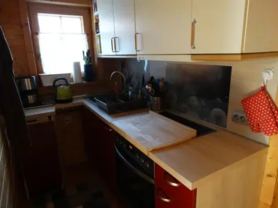 Küche/Küchenzeile in der Unterkunft Haus am Mühlenberg