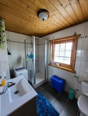 Ein Badezimmer in der Unterkunft Haus am Mühlenberg
