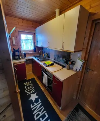 Küche/Küchenzeile in der Unterkunft Haus am Mühlenberg