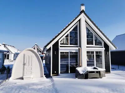 Kapitänshaus Zerpenschleuse Holiday Chalet im Winter