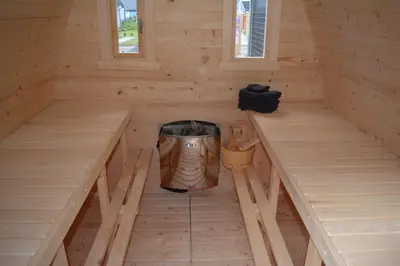 Grundriss der Unterkunft Kapitänshaus Zerpenschleuse Holiday Chalet