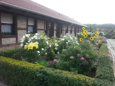 Ein Garten an der Unterkunft Ferienhof am Nationalpark