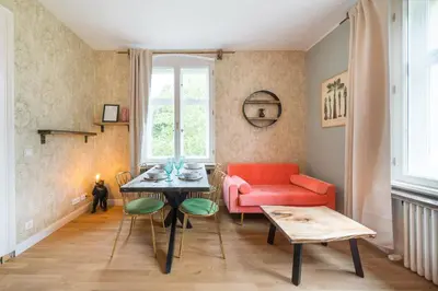 Ein Sitzbereich in der Unterkunft Design Apartments - 