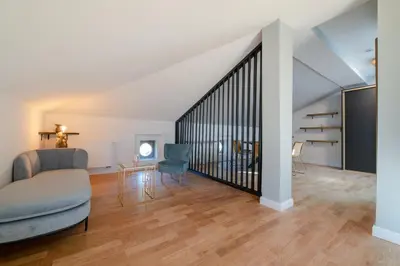 Ein Sitzbereich in der Unterkunft Design Apartments - 