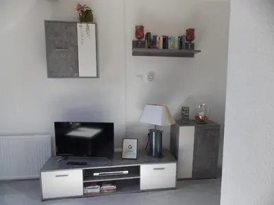Küche/Küchenzeile in der Unterkunft Ferienwohnung Mohnblume