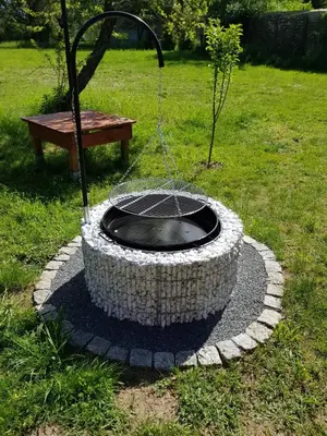 Ein Garten an der Unterkunft Ferienwohnung Mohnblume