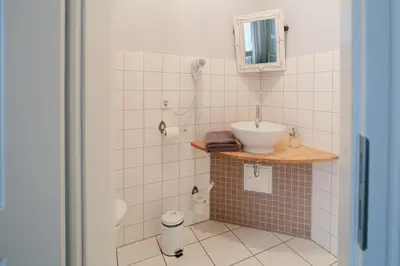 Ein Badezimmer in der Unterkunft Alte Lebkuchenfabrik