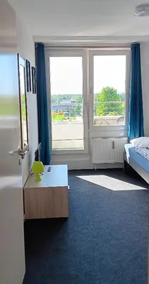 Ein Bett oder Betten in einem Zimmer der Unterkunft Zimmer zentral in Berlin