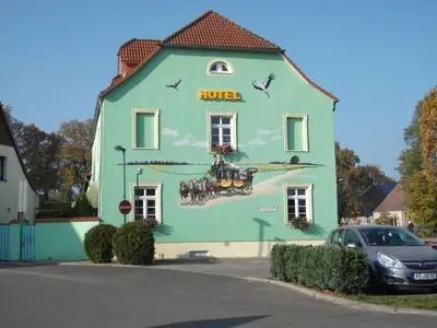 Das Gebäude in dem sich das Hotel befindet