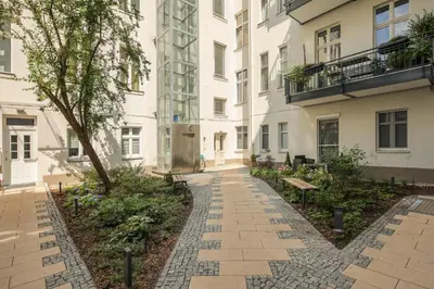 Das Gebäude in dem sich die Ferienwohnung befindet