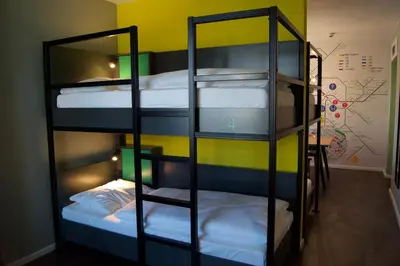 Ein Bett oder Betten in einem Zimmer der Unterkunft Grand Hostel Berlin Urban