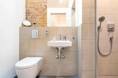 Ein Badezimmer in der Unterkunft BENSIMON apartments Mitte/Wedding