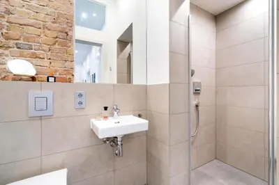 Ein Badezimmer in der Unterkunft BENSIMON apartments Mitte/Wedding